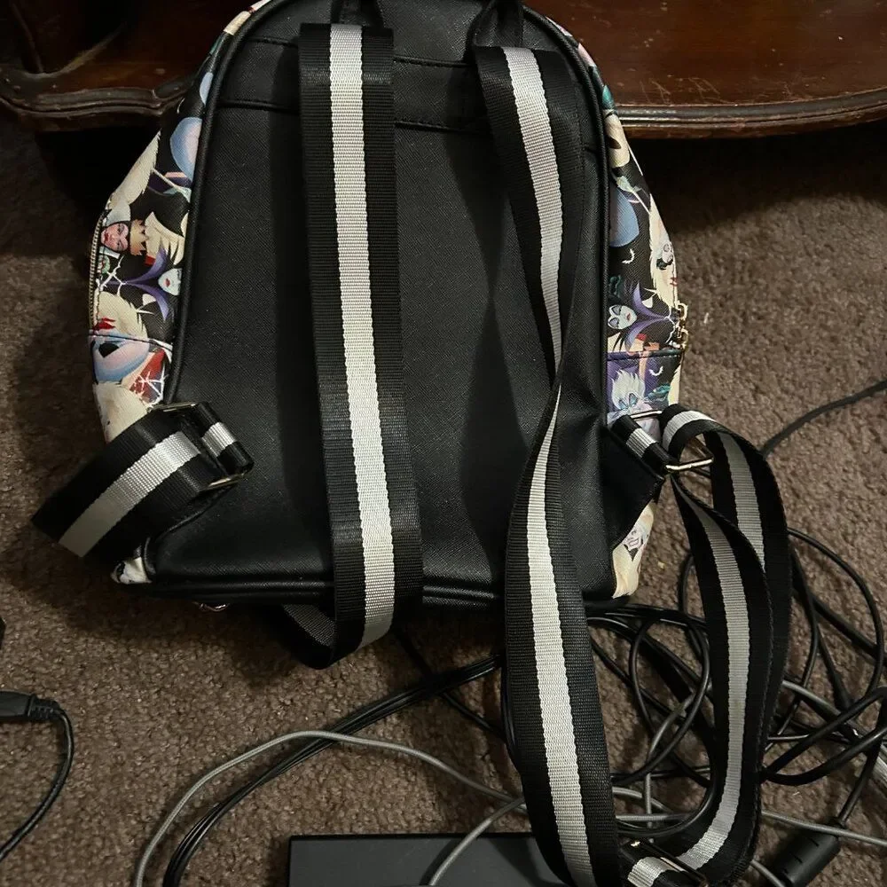 Disney Villains Loungefly Mini Backpack EXCELLENT Condition